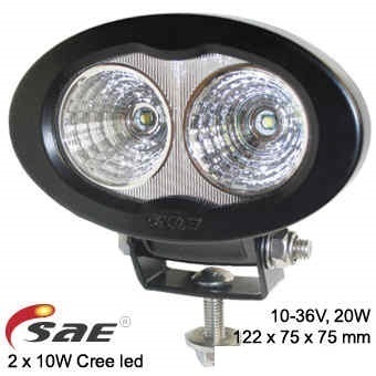 LED-töötuli 10-36V 20W