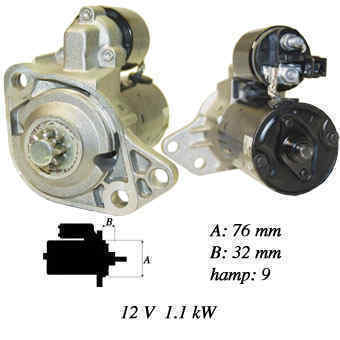Starter 0001121006 VAG
