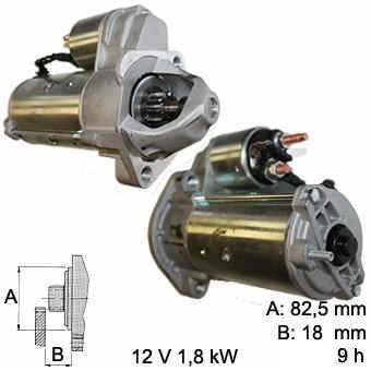 Starter 0001110066 VAG