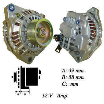 Generaator Honda 12V, 70A