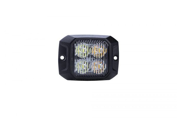 LED-vilkur 10-32V (4 ledi) oranþ/valge 10-32V