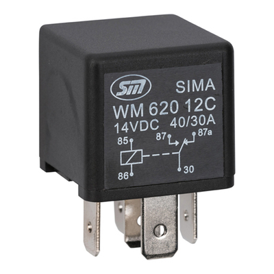 Relee 12V, 40/30A