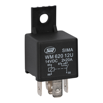 Relee 12V, 2X20A