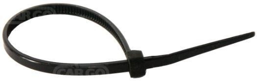 Kaabliside 150x3,6mm (must) 100tk