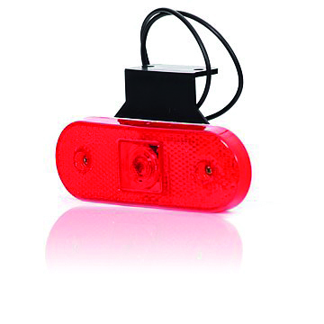 LED-ääretuli reflektoriga 12-24V (punane)