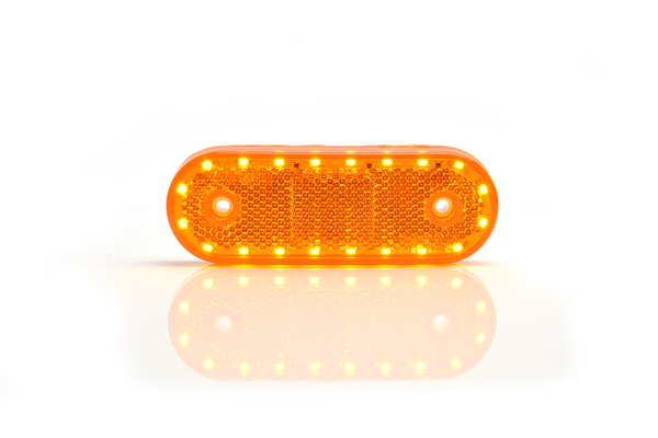 LED-ääretuli suunatulega12-24V (oranz)