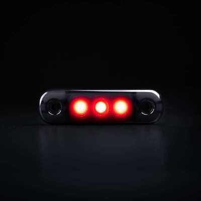 LED-ääretuli SUPER DARK SLIM (punane)