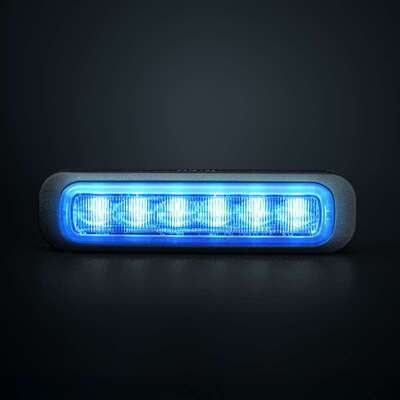 LED-vilkur DARK KNIGHT (6 ledi) sinine