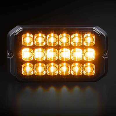 LED-vilkur DARK KNIGHT DUO (oranþ/valge)