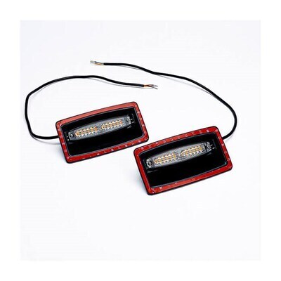 LED-vilkur esiklaasile 12/24V (paar)